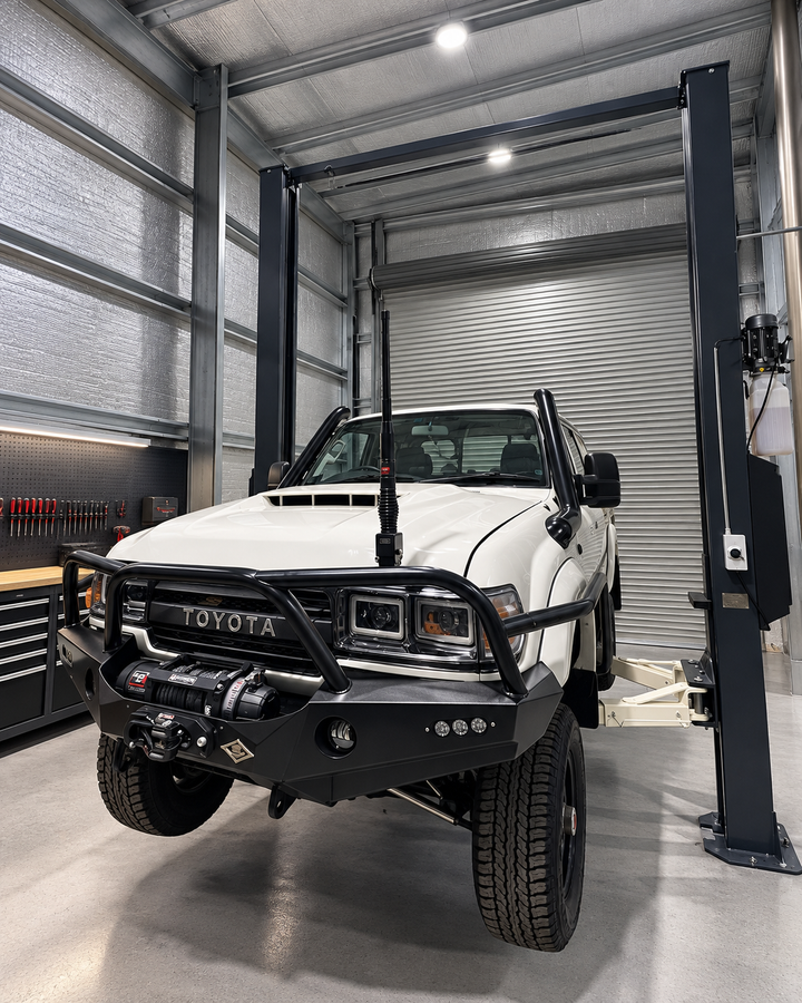 4.5 TONNE 2-POST CAR HOIST ELECTRIC LOCK RELEASE